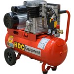 HDC HD-A051, Компрессор, 396 л/мин, 10 атм, ременной, масляный, ресив. 50 л, 220 В, 2.20 кВт