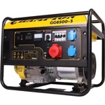 CHAMPION GG6500-3, Генератор, 6,2/6,8 кВт., 75 дБА, 420 см.куб., 11/15 кВт/л.с., 25л.