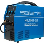 Solaris MULTIMIG-245, полуавтомат сварочный, MIG/MMA/TIG, 220 В, евроразъем, горел 3м, смена полярности