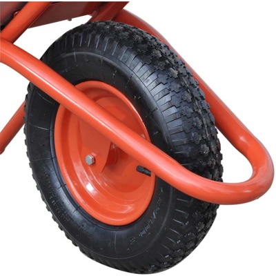 Тачка строительная DARC MASTER 1x140 (0,9мм, до 140 л, до 350 кг, 1x4.00-8, пневмо, ось 16*95) - фото2 Тачка строительная DARC MASTER 1x140 (0,9мм, до 140 л, до 350 кг, 1x4.00-8, пневмо, ось 16*95) - фото2