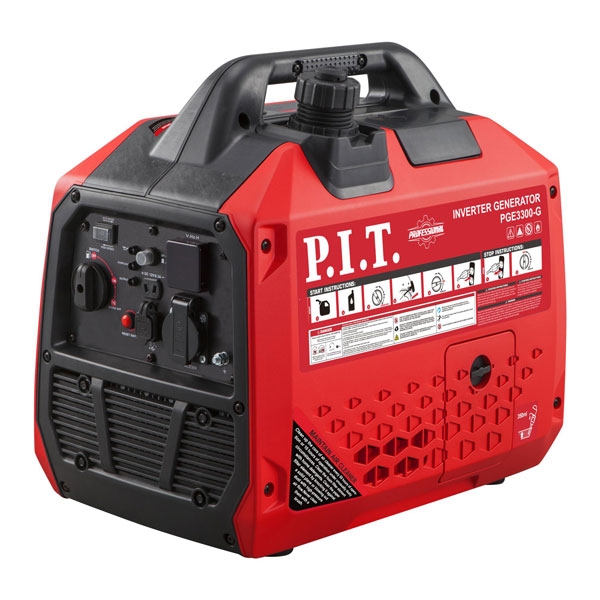 PIT PGE3300-G, Генератор бензиновый инверторный P.I.T. PGE3300-G (3,3/3,0 кВт, 149см?, 4 такт, 1х220В, 12В, 13А)