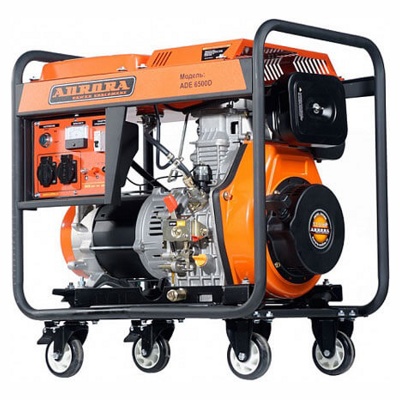 Генератор Aurora ADE 6500D (мах 5,5кВт эл.ст. 220В) ДИЗЕЛЬ - фото1