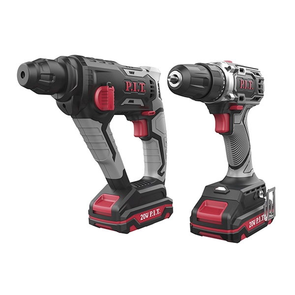 P.I.T. P0002-02, Набор инструментов аккум. (перфоратор PBH20H-18A, дрель PBM20H-10B) - фото1 P.I.T. P0002-02, Набор инструментов аккум. (перфоратор PBH20H-18A, дрель PBM20H-10B) - фото1