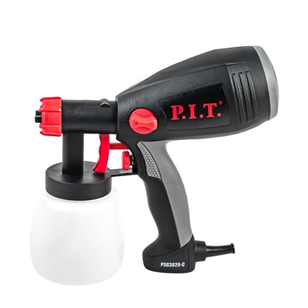 P.I.T. PSG3020-C, Краскораспылитель, 550Вт, расход 700млмин, сопло 2,5 мм, бачок 800 мм, SDS разъем - фото1