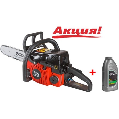 ECO CSP-150, Бензопила, 1,5 кВт/2.0 л.с, 35 см/14", 4,9 кг, масло - фото1 ECO CSP-150, Бензопила, 1,5 кВт/2.0 л.с, 35 см/14", 4,9 кг, масло - фото1