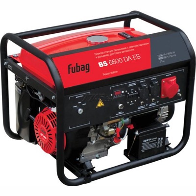 FUBAG BS 6600 DA ES, Бензогенератор с электростартером и коннектором автоматики, 220 / 380 В, арт 24664 - фото1 FUBAG BS 6600 DA ES, Бензогенератор с электростартером и коннектором автоматики, 220 / 380 В, арт 24664 - фото1