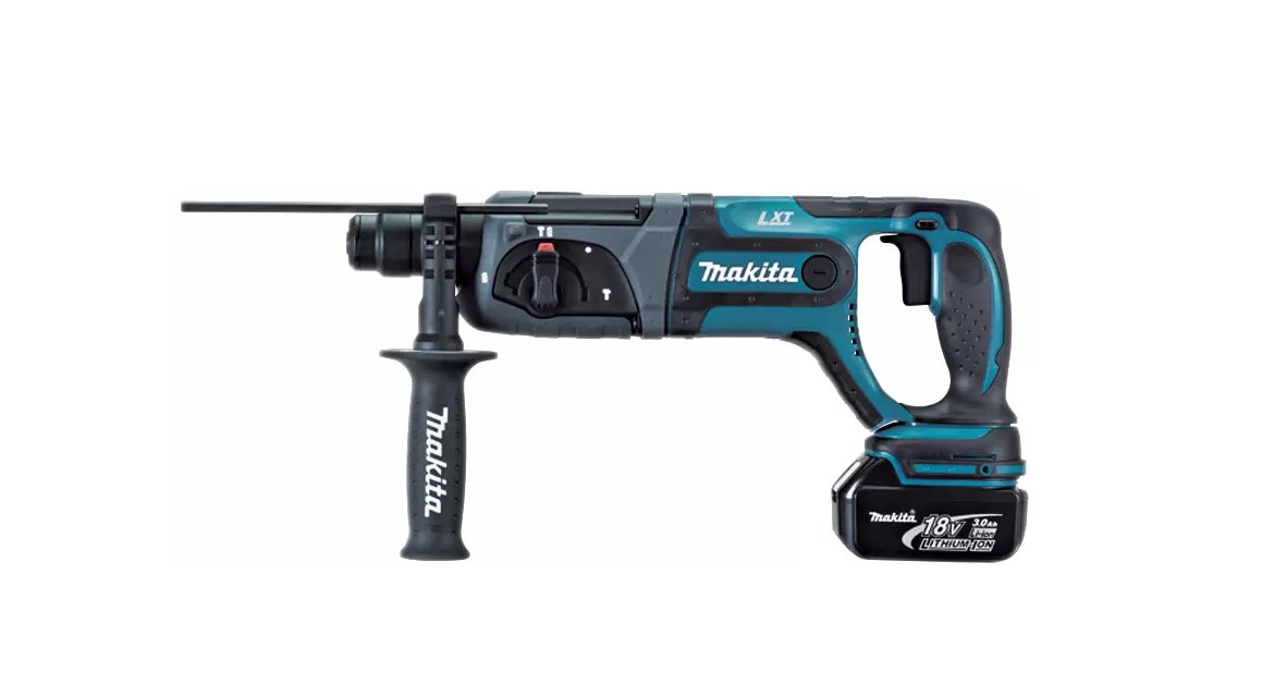 MAKITA DHR241RTJ Перфоратор SDS-plus аккум. в сумке (18.0 В, 2*5.0Ah, 1.9Дж, 3 режима, 3.5 кг)