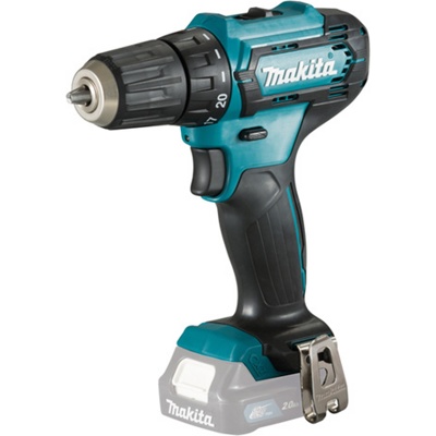 Makita DF333DZ, Аккумуляторная дрель-шуруповерт, 12.0 В, 2 скор., 30 Нм, шурупы до 8 мм, без АКБ И ЗУ (Makita DF 333 DZ) - фото1