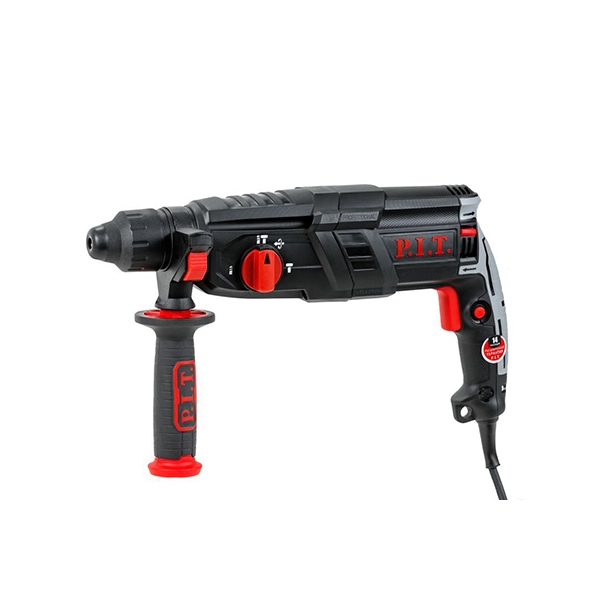 P.I.T. PBH28-C5, Перфоратор электрический,3-реж. гор.,1050 Вт.,3 Дж., SDS+, 3 бура - фото1