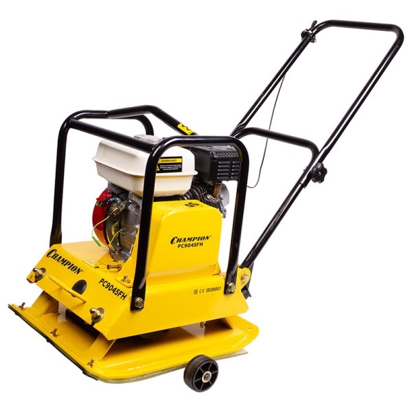 CHAMPION PC9045FH, Виброплита с бензиновым двигателем, 30х45 см, 4200 об/мин, 15 кН, 40см/сек, 4 кВт - фото1