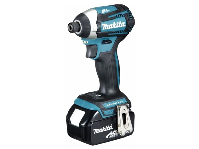 Makita DTD153RFE, Аккумуляторный шуруповерт бесщеточный, 18V, 2 x 3.0Ah, Li-Ion, кейс