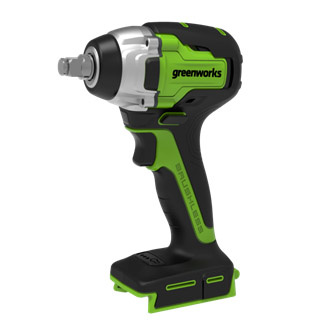 Greenworks GD24IW400 (3802907), Гайковерт ударный аккумуляторный Арт. 3802907, 24V, бесщеточный, без АКБ и ЗУ