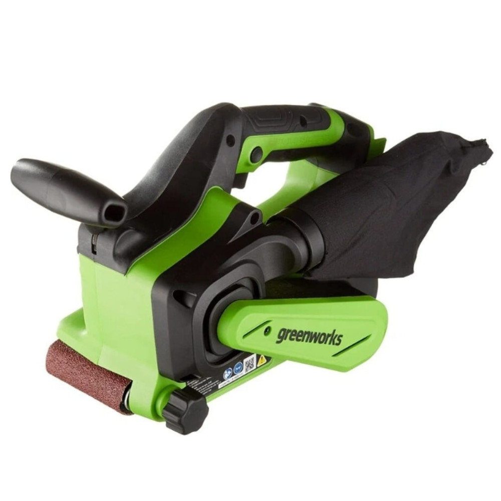 Greenworks G24BS (3100607), Ленточная шлифовальная машина бесщеточная аккумуляторная Арт. 3100607, 24V, без АКБ и ЗУ