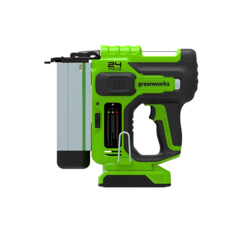 Greenworks GD24BN (3400707), Нейлер аккумуляторный, 24V, без АКБ и ЗУ - фото1 Greenworks GD24BN (3400707), Нейлер аккумуляторный, 24V, без АКБ и ЗУ - фото1