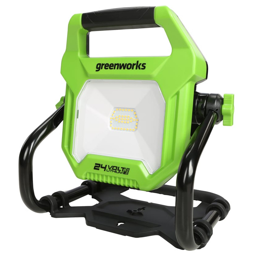 Greenworks G24WL (3401307), Фонарь светодиодный, Арт. 3401307, 24V / 220V, без АКБ и ЗУ