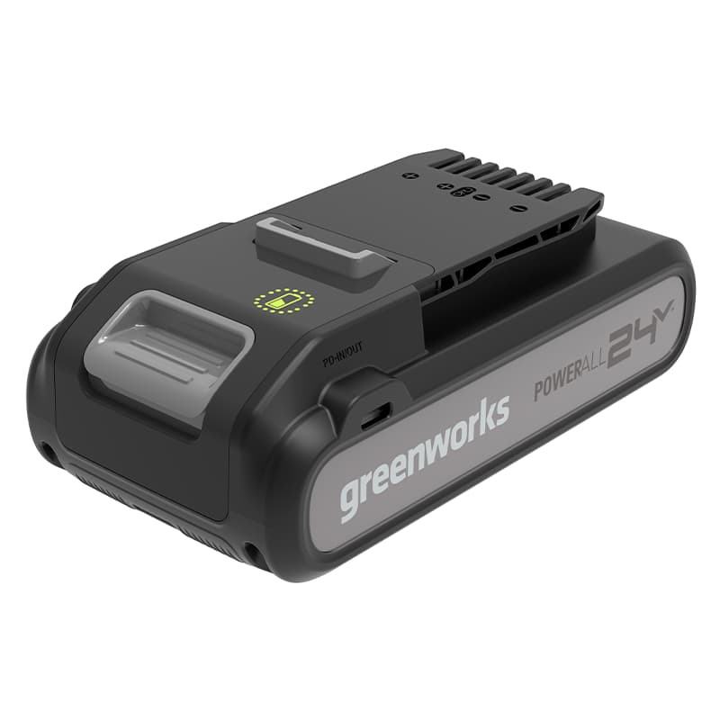 Greenworks G24B4+ (2940407), Аккумулятор Арт. 2940407, 24V, 4Ач, с двумя USB-C разъемами - фото1 Greenworks G24B4+ (2940407), Аккумулятор Арт. 2940407, 24V, 4Ач, с двумя USB-C разъемами - фото1