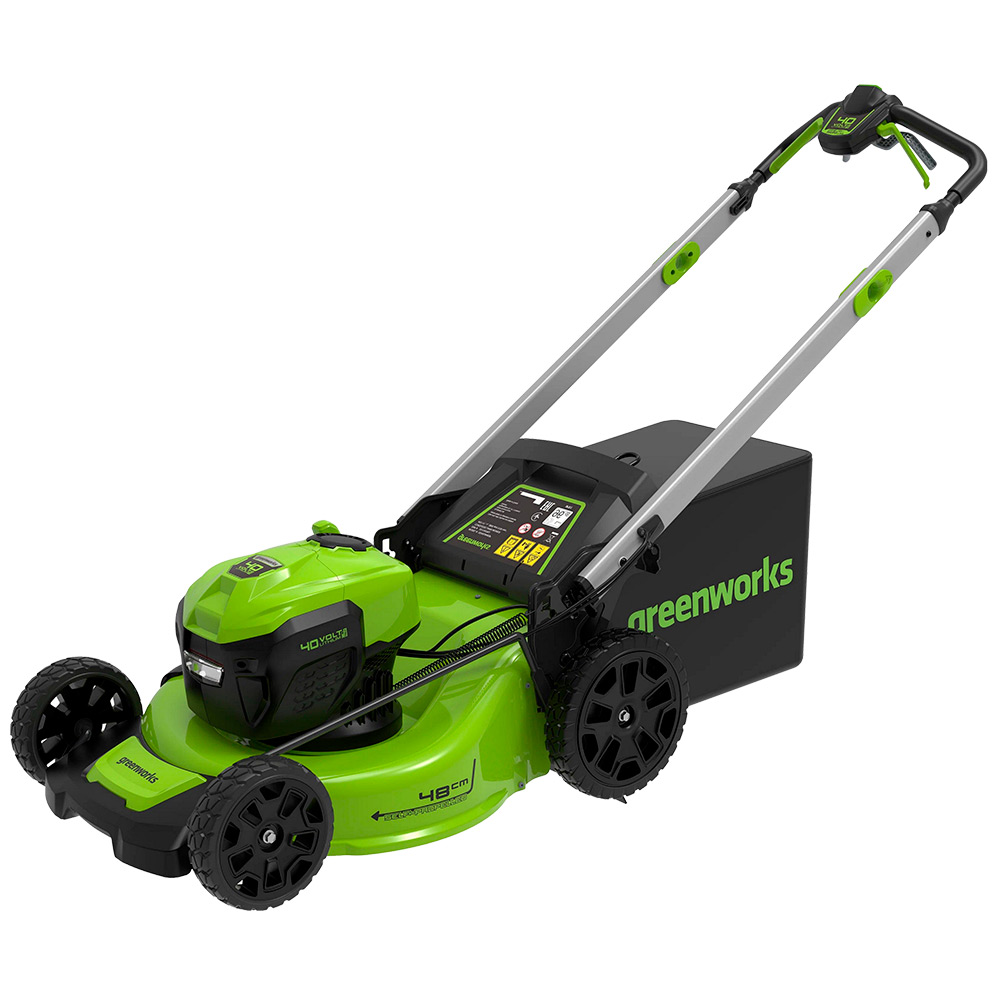 Greenworks 2517407, Газонокосилка аккумуляторная Greenworks 40V GD40LM48SP (без АКБ и ЗУ) 48см самоходная
