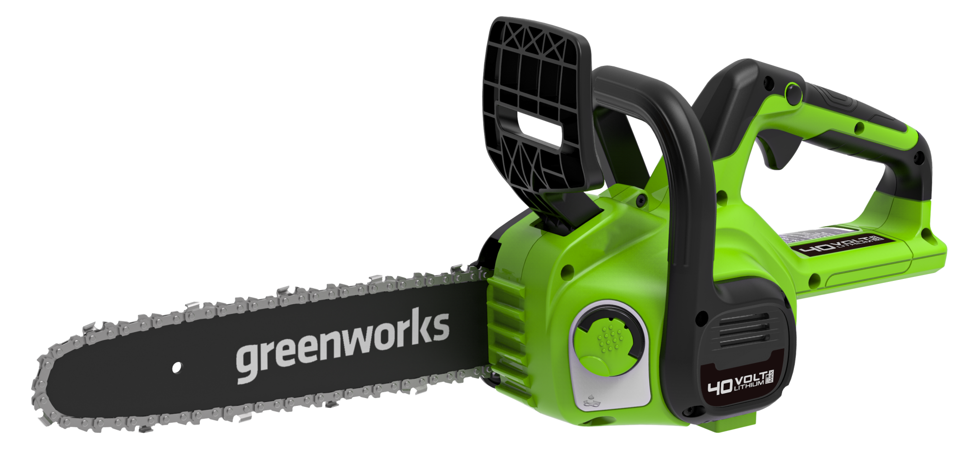 Greenworks G40CS30IIK2 (2007807UA), Цепная пила аккумуляторная Арт. 2007807UA, 40V, 30 см,  с 1xАКБ 2Ач и ЗУ