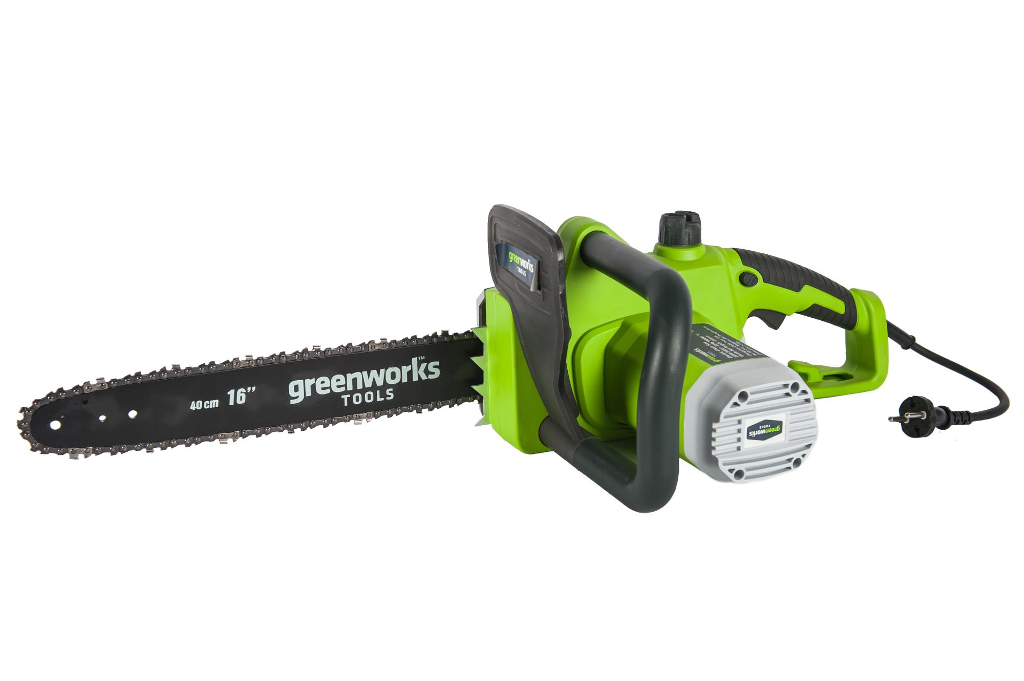 Цепная пила электрическая Greenworks GCS1840 1800 Вт, 40 см Цепная пила электрическая Greenworks GCS1840 1800 Вт, 40 см