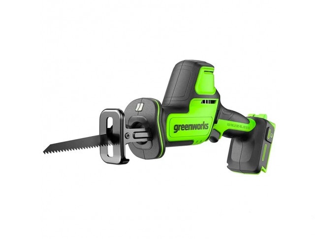 Пила сабельная компактная аккумуляторная Greenworks GPT-CRS-25 1200507, 24V, бесщеточная (без АКБ и ЗУ)
