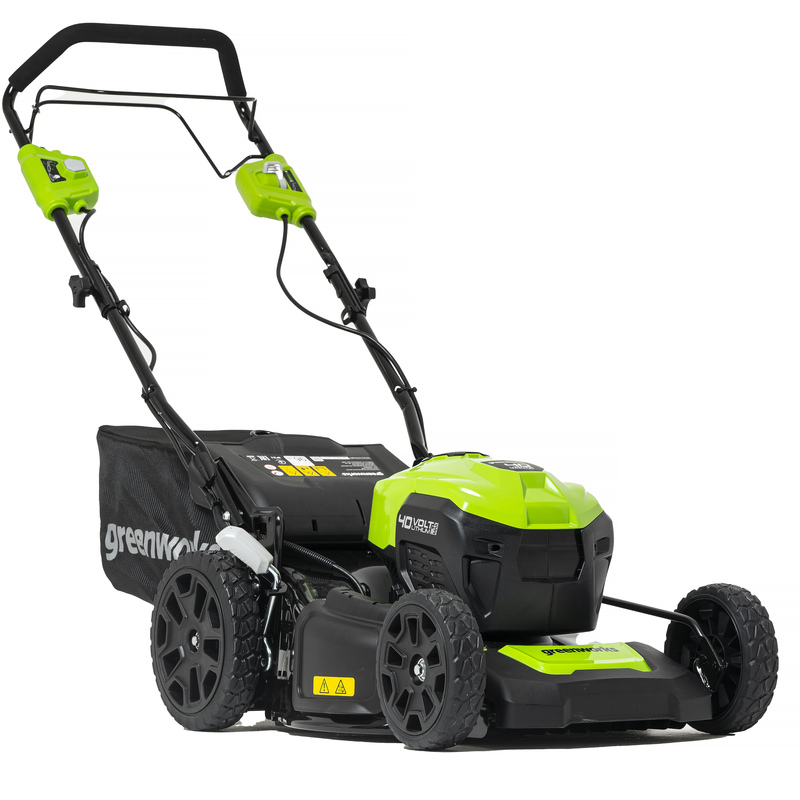 Газонокосилка аккумуляторная Greenworks 40V GD40LM46SP (1хАКБ 5Ач и ЗУ) 46см самоходная, Greenworks 2506807UG