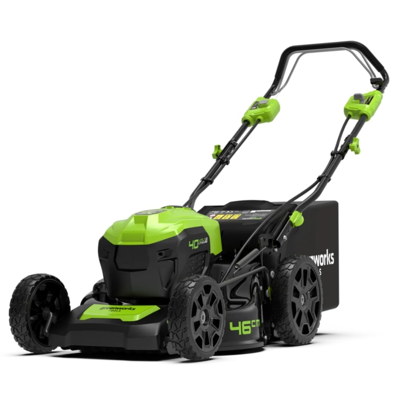 Газонокосилка аккумуляторная Greenworks 40V GD40LM46SPK4 (1хАКБ 8Ач и ЗУ) 46см самоходная, 2506807UH