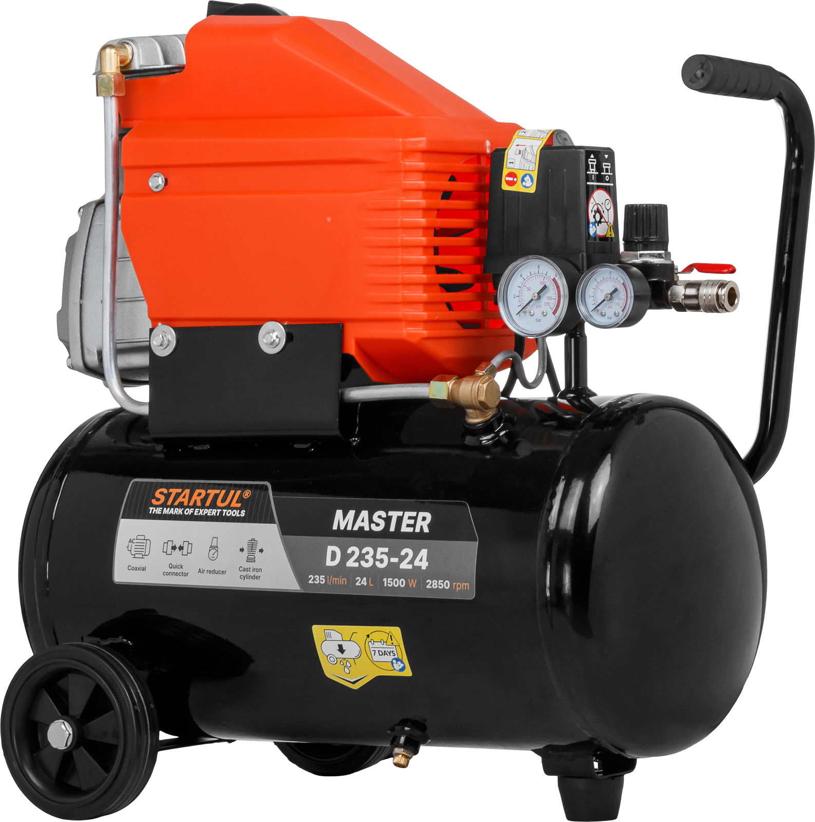 Компрессор STARTUL Master D 235-24 коаксиальный Компрессор STARTUL Master D 235-24 коаксиальный