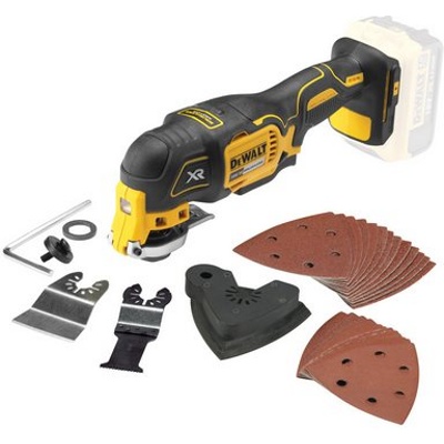 Dewalt DCS355N, Многофункциональная шлифмашина, 29 принадлежностей, без АКБ и ЗУ - фото1 Dewalt DCS355N, Многофункциональная шлифмашина, 29 принадлежностей, без АКБ и ЗУ - фото1