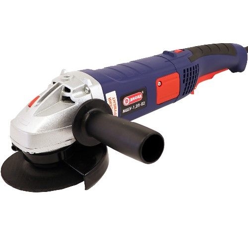 Диолд МШУ-1,2П-02, Углошлифмашина (болгарка), 1200 Вт, 125мм180 мм, 3000-8000 обмин, рег оборотов, кейс - фото1