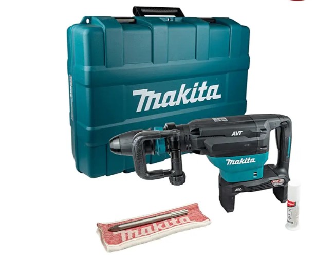 Отбойный молоток Makita HM002GZ03 (80 Вт, 20.9 Дж, 1900 уд/мин, патрон SDS-MAX, вес 13.3 кг)
