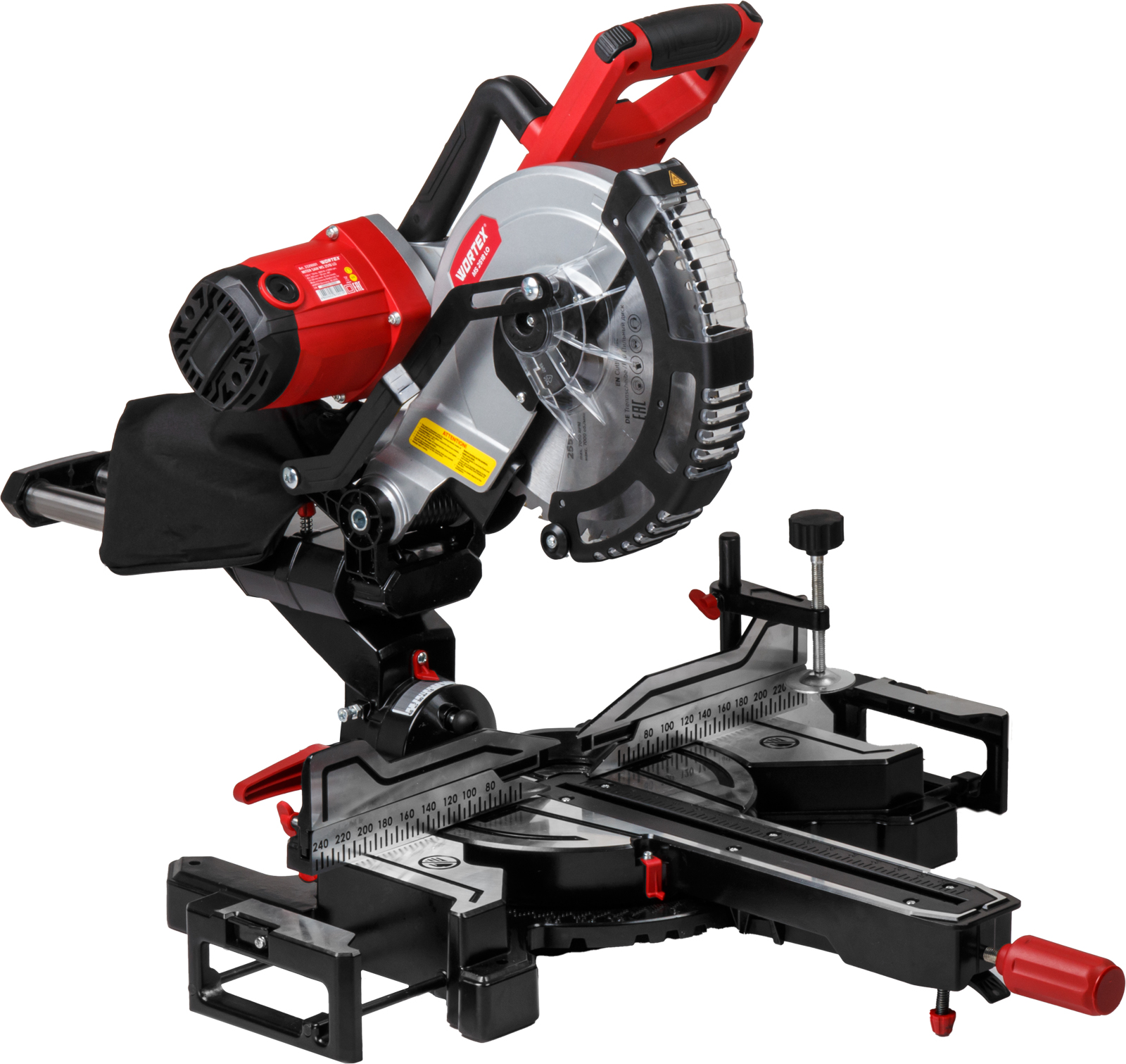 Торцовочная пила WORTEX MS 2518 LO в кор. 1800 Вт, 255 мм, 5000 об, глуб. до 90 мм, шир. до 340 мм Торцовочная пила WORTEX MS 2518 LO в кор. 1800 Вт, 255 мм, 5000 об, глуб. до 90 мм, шир. до 340 мм