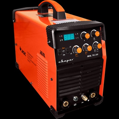 Сварог REAL TIG 250 (W229) ColdTIG, маска в комплекте, Многофункциональный сварочн. аппарат, TIG и TIG COLD/MMA, 380В, 10-250, ПН 60%, 7,3 кВА, эл. до 5 мм, 14,8 кг - фото1