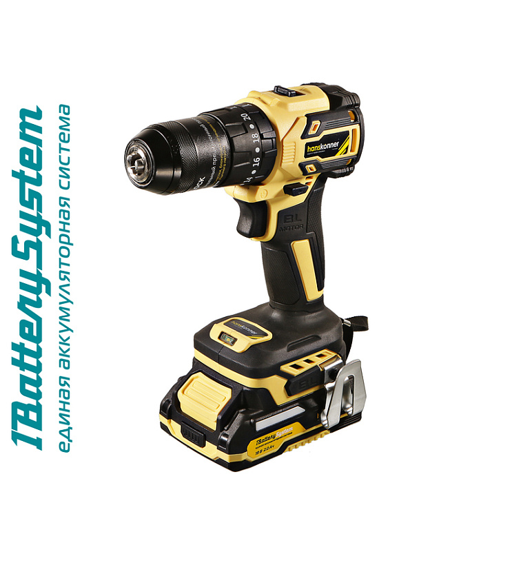 HCD2065BLIC Шуруповерт Hanskonner HCD2065BLIC - фото1