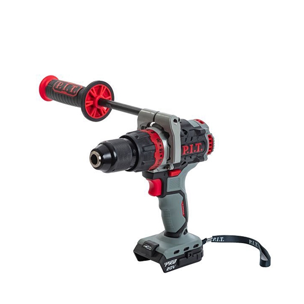 P.I.T. PSB20H-13C, Дрель ударная бесщеточная акккумуляторная, 20 В, 0-600/2100 об/мин, 110 Hm, 13 мм, 2 ск. - фото1