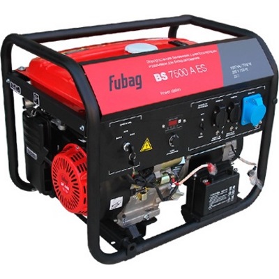 FUBAG BS 7500 A ES, Бензогенератор с электростартером и коннектором автоматики , арт 25641 - фото1
