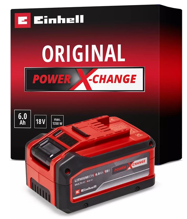 4511502 Аккумулятор Einhell Plus 18V, 6,0 Ач, Li-Ion PXC - фото1