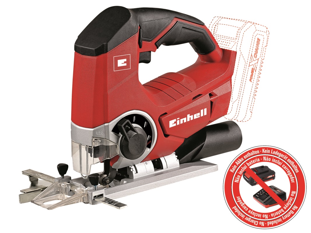 Einhell TE-JS 18 Li – Solo PXC, Лобзик аккумуляторный, без АКБ и ЗУ, 4321200 - фото1