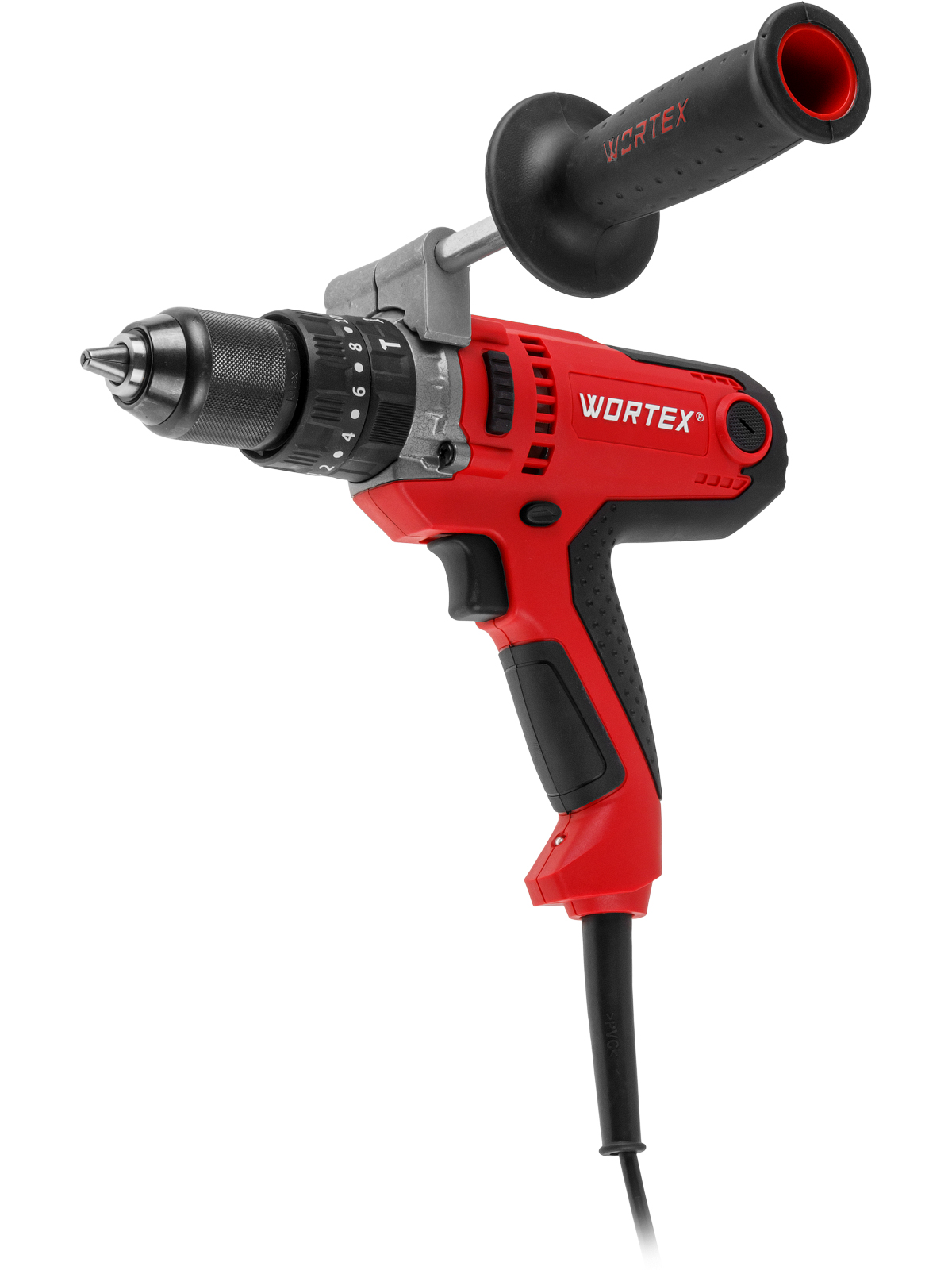Ударная дрель-шуруповерт WORTEX DR 1323 D в кор. 450 Вт, 83 Нм, 2 скор., БЗП 1.5-13 мм, 4 м шнур Ударная дрель-шуруповерт WORTEX DR 1323 D в кор. 450 Вт, 83 Нм, 2 скор., БЗП 1.5-13 мм, 4 м шнур