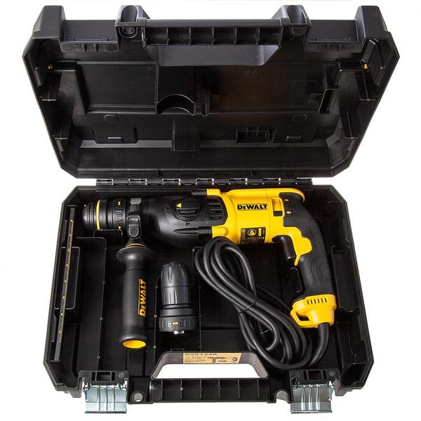 Dewalt D25134K, Трехрежимный перфоратор, 800 Вт, 2,9 Дж, 0-1500 об/мин, 0-5500 уд/мин, SDS-Plus фото-3