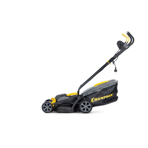 CHAMPION EM3312, Газонокосилка электрическая, 1,2 кВт, травосб 30л, ширина 330мм, 25-65мм - фото1 CHAMPION EM3312, Газонокосилка электрическая, 1,2 кВт, травосб 30л, ширина 330мм, 25-65мм - фото1