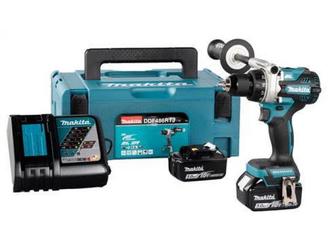 Makita DDF486 RTJ, Дрели- шуруповерты аккум