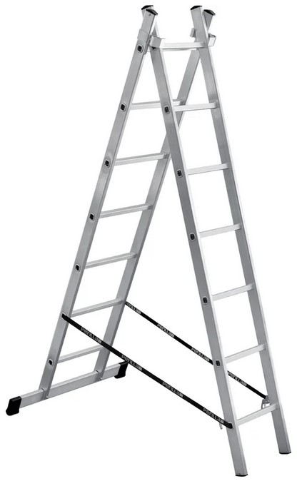 411207 Лестница приставная Dogrular Ufuk Pro (2х7 ступ) - фото1