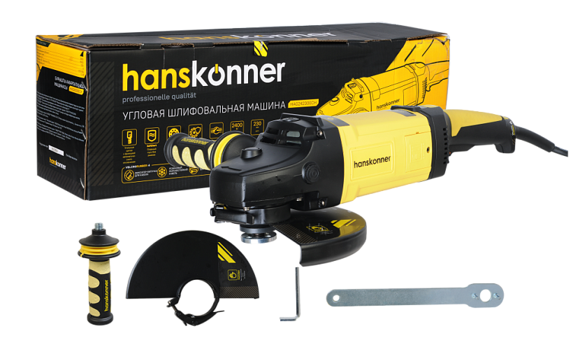 Углошлифмашина Hanskonner HAG24230ECH - фото1 Углошлифмашина Hanskonner HAG24230ECH - фото1