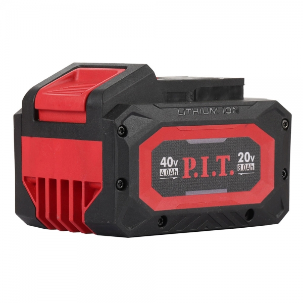 P.I.T. расходник PH20-8.0, Аккумулятор бивольтовый OnePower 20В/40В,4Ач/8Ач, li-Lon, индикация заряда, плата - фото1