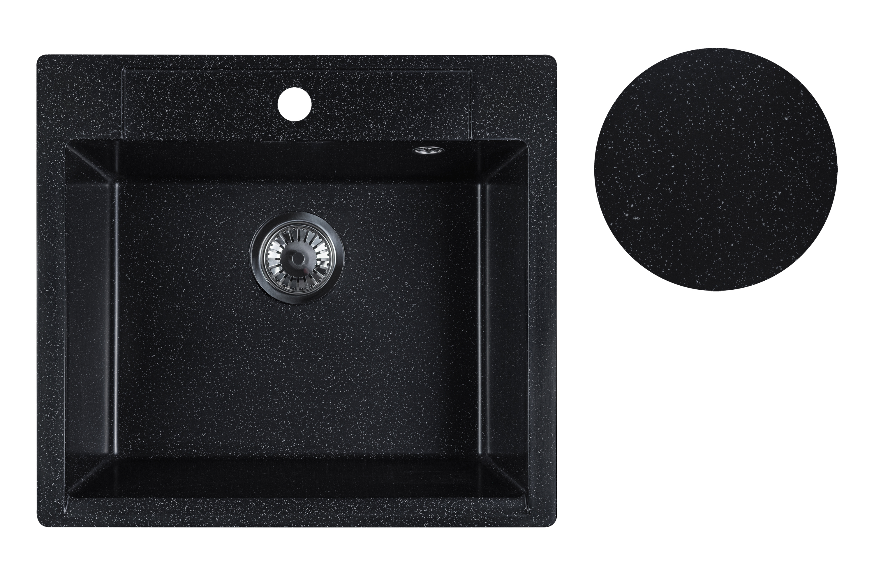 Мойка кухонная из искусственного камня UNIT оникс 550х500 мм, AV Engineering Мойка кухонная из искусственного камня UNIT оникс 550х500 мм, AV Engineering