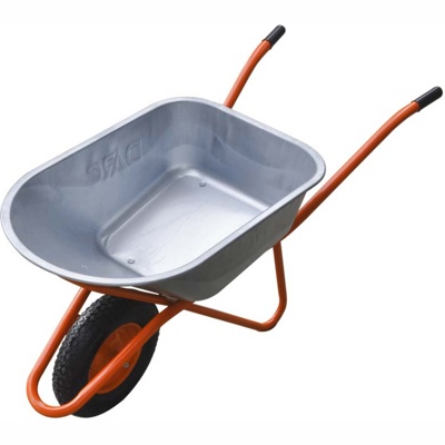 Тачка строительная DARC MASTER 1x140  (0,9мм, до 140 л, до 350 кг, 1x4.00-8, пневмо, ось 16*95) фото-3