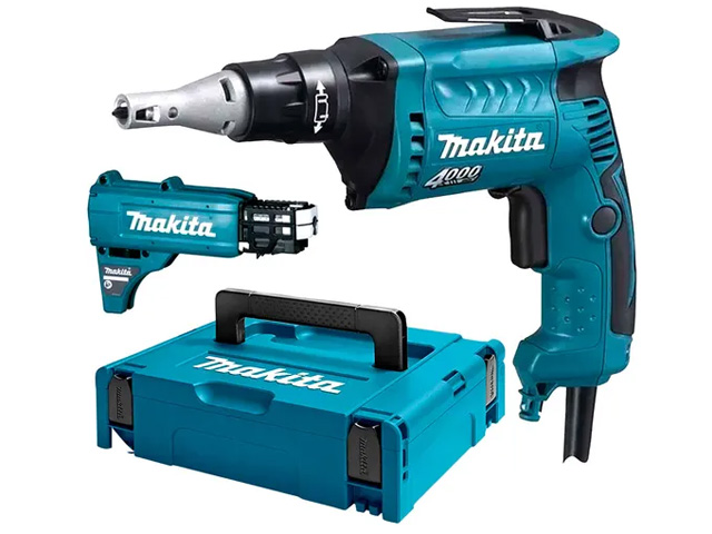 Makita FS4000JX2, Шуруповерт сетевой по гипсокартону - фото1 Makita FS4000JX2, Шуруповерт сетевой по гипсокартону - фото1