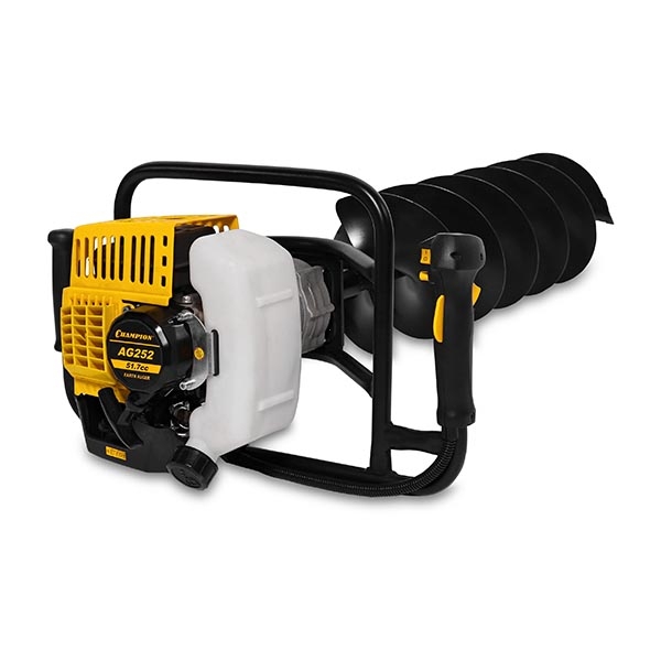 Champion AG252, Мотобур, 1.46 кВт2,0 л.с, 9,2 кг, в комплекте бур двухзаходной 200*550 - фото1