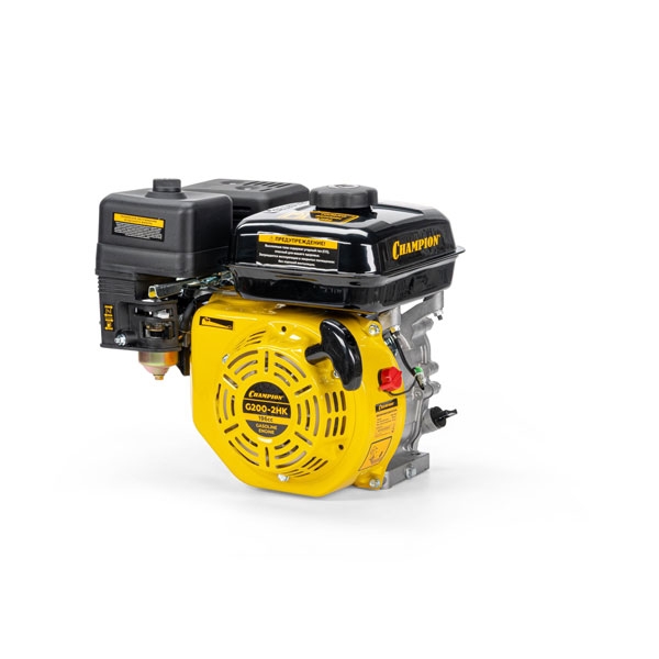 CHAMPION G200-2HK, Двигатель, 6,5лс/4,8кВт, 196см?, 19мм, шпонка CHAMPION G200-2HK, Двигатель, 6,5лс/4,8кВт, 196см?, 19мм, шпонка