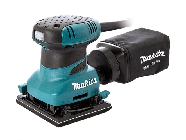 Makita BO4556, Вибрационная шлифмашина, 200 Вт, 14000 об/мин, 112х102 мм, пылесборник - фото1 Makita BO4556, Вибрационная шлифмашина, 200 Вт, 14000 об/мин, 112х102 мм, пылесборник - фото1